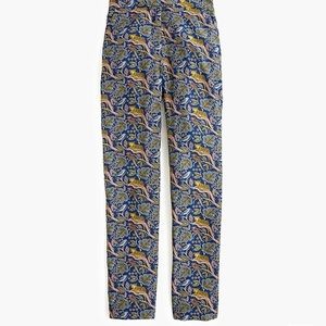 J Crew silk pant - Botanical Cheetah